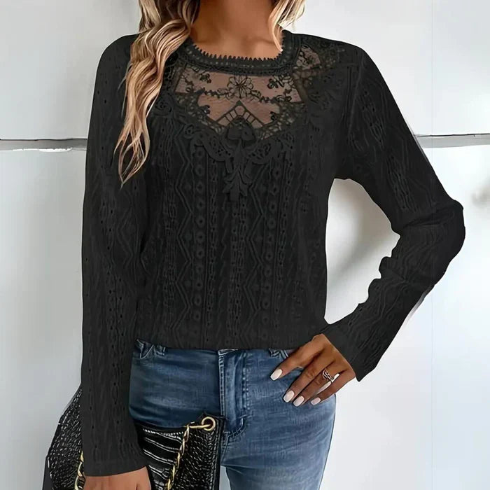 Top élégant femme – Blouse chic en tissu léger pour sorties