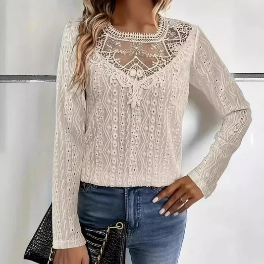 Top élégant femme – Blouse chic en tissu léger pour sorties