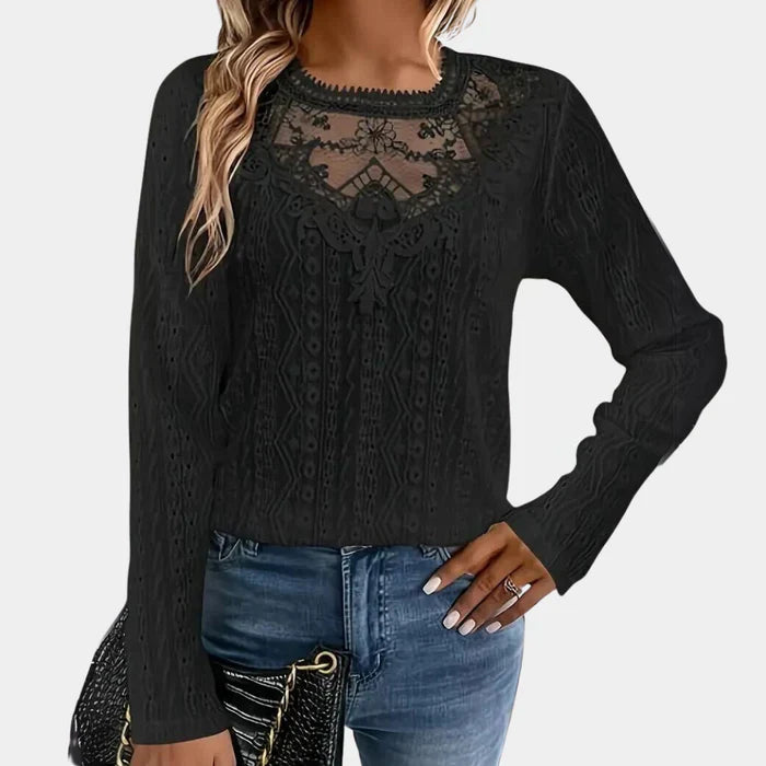 Top élégant femme – Blouse chic en tissu léger pour sorties