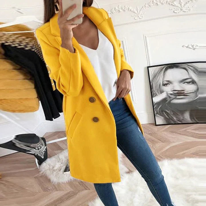 Blazer long femme – Veste élégante coupe moderne pour toutes occasions