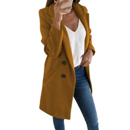 Blazer long femme – Veste élégante coupe moderne pour toutes occasions