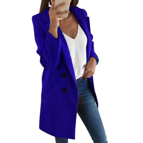 Blazer long femme – Veste élégante coupe moderne pour toutes occasions