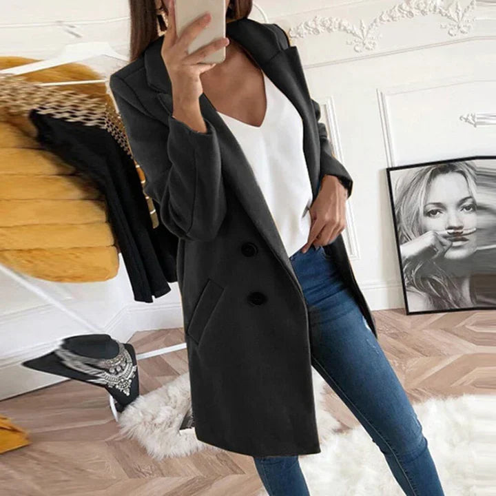 Blazer long femme – Veste élégante coupe moderne pour toutes occasions