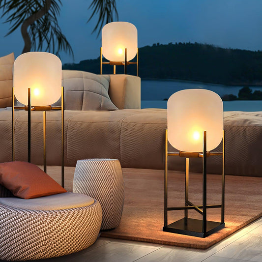 Lampe solaire jardin – Éclairage extérieur élégant et décoratif pour terrasse