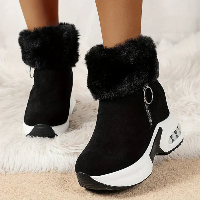 Bottes d'hiver femme – Bottes confortables et chaudes en cuir