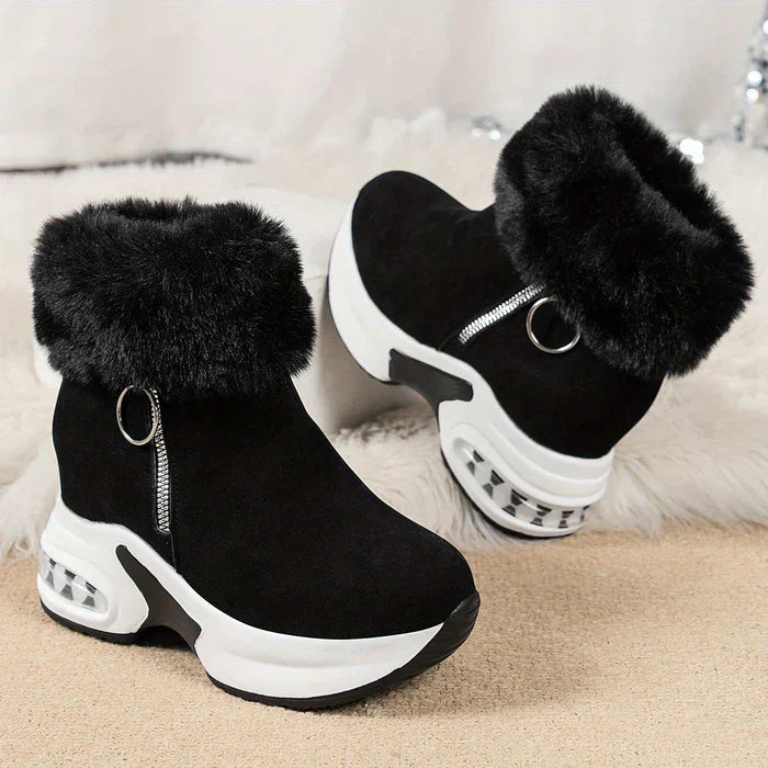 Bottes d'hiver femme – Bottes confortables et chaudes en cuir