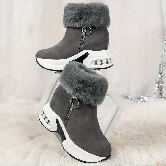 Bottes d'hiver femme – Bottes confortables et chaudes en cuir