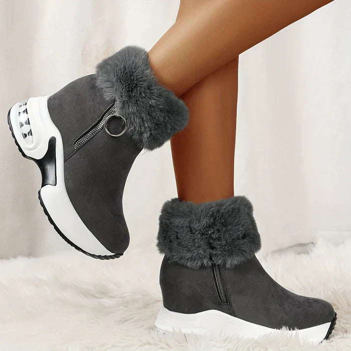 Bottes d'hiver femme – Bottes confortables et chaudes en cuir