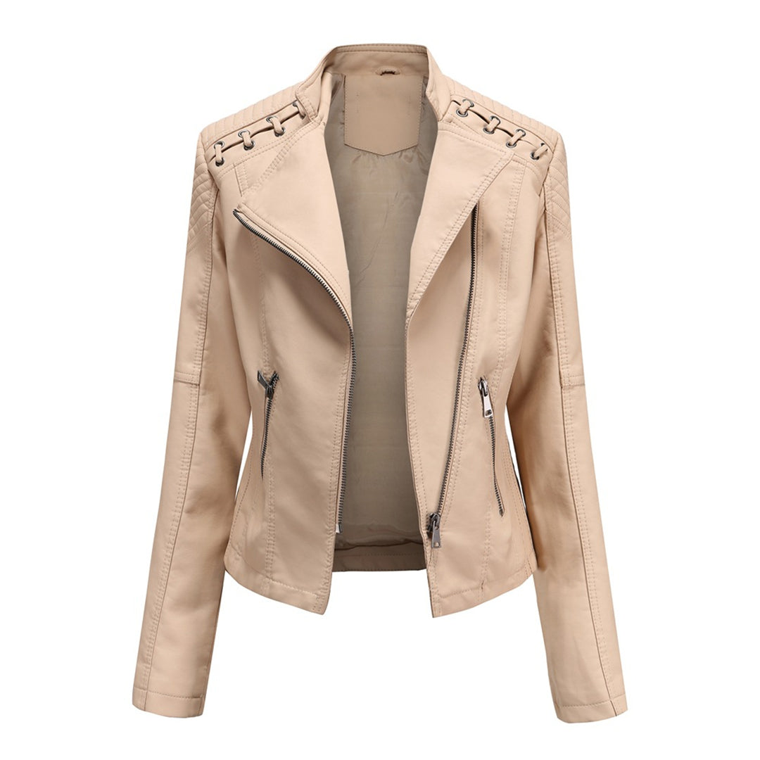 MARIE – elegante lederjacke für einen zeitlosen look