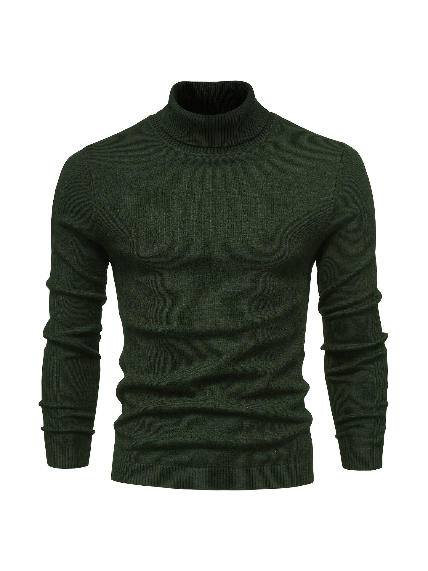 Pull col roulé homme – Pull élégant en laine mérinos pour l'hiver