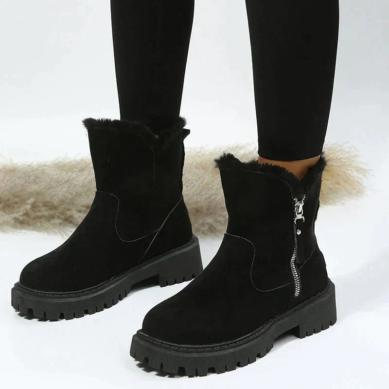 Bottes de neige femme – Chaussures d'hiver imperméables et chaudes