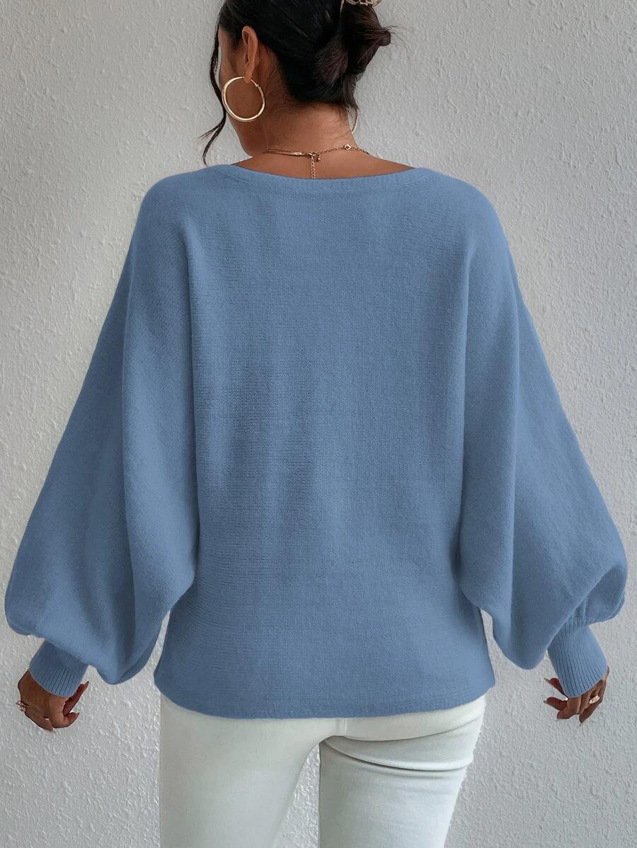 Pull oversized femme – Pull confortable en tricot doux et décontracté