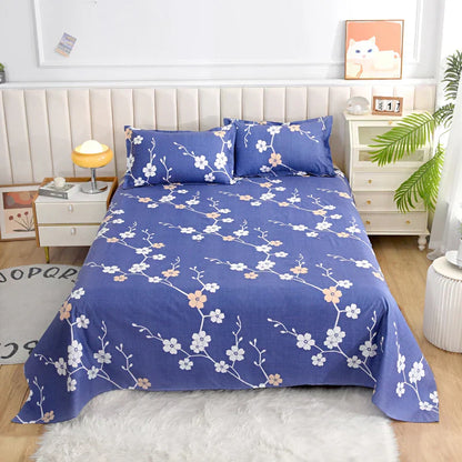 Housse de matelas coton – Drap-housse imprimé confortable pour literie maison