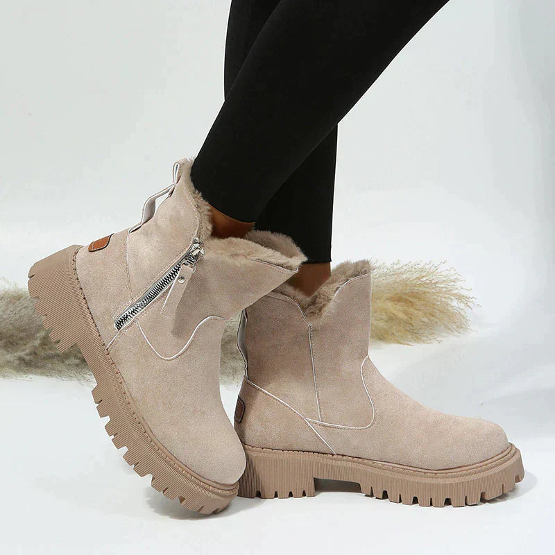 Bottes de neige femme – Chaussures d'hiver imperméables et chaudes