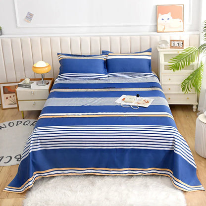 Housse de matelas coton – Drap-housse imprimé confortable pour literie maison