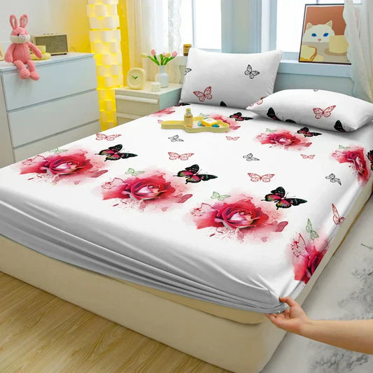 Draps de lit coton doux – Draps premium finition mate pour confort maison