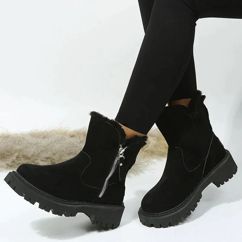 Bottes de neige femme – Chaussures d'hiver imperméables et chaudes