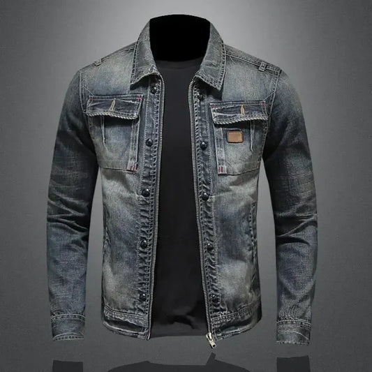 Veste en jean rétro femme – Veste denim vintage style décontracté