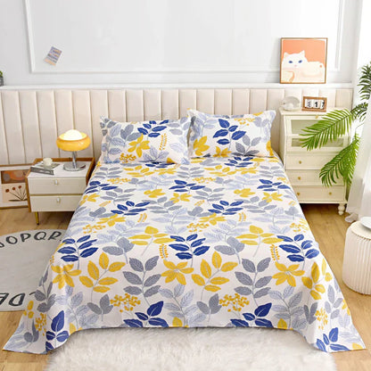 Housse de matelas coton – Drap-housse imprimé confortable pour literie maison