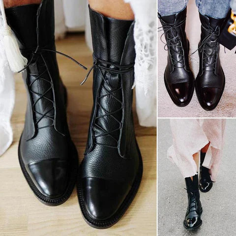 Bottes vintage femme – Bottines à talon élégantes et rétro