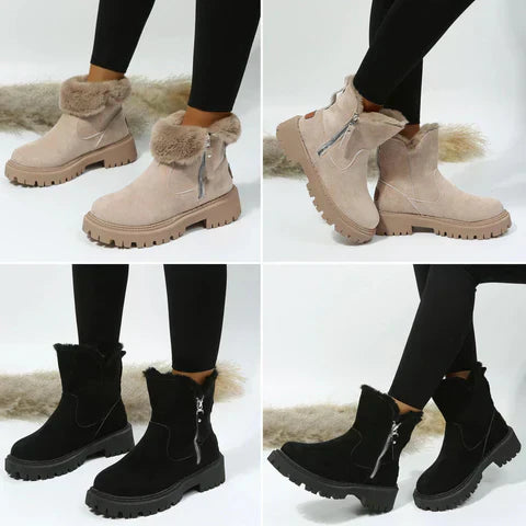 Bottes de neige femme – Chaussures d'hiver imperméables et chaudes