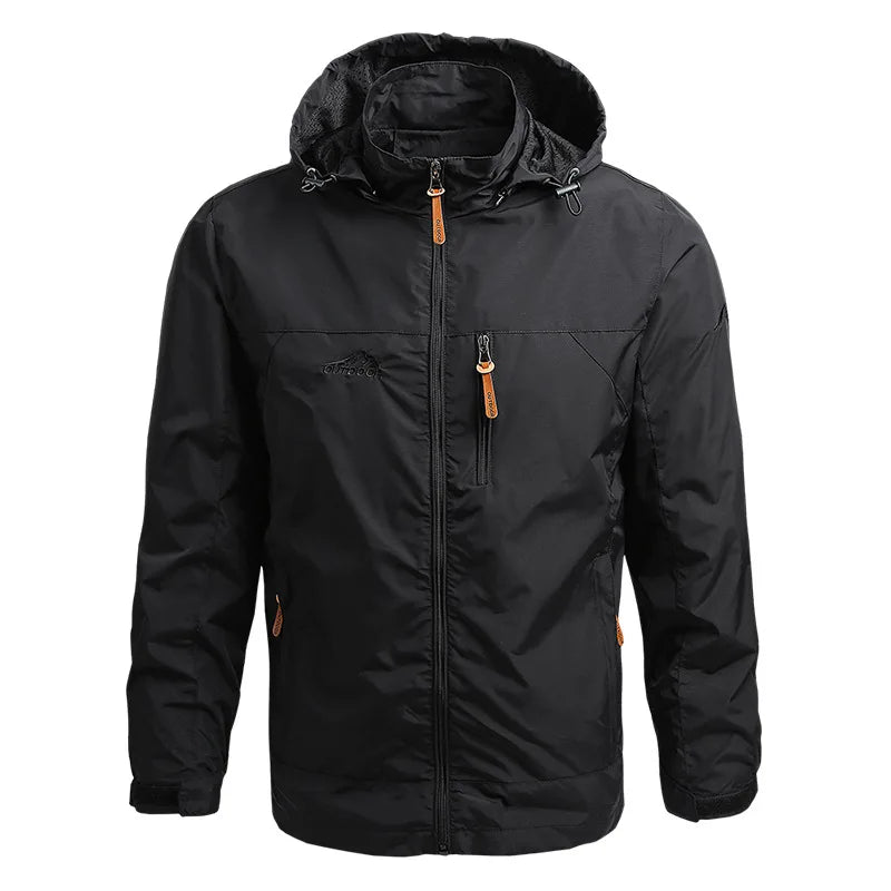 Veste de pluie softshell toutes saisons – Imperméable légère et confortable pour homme