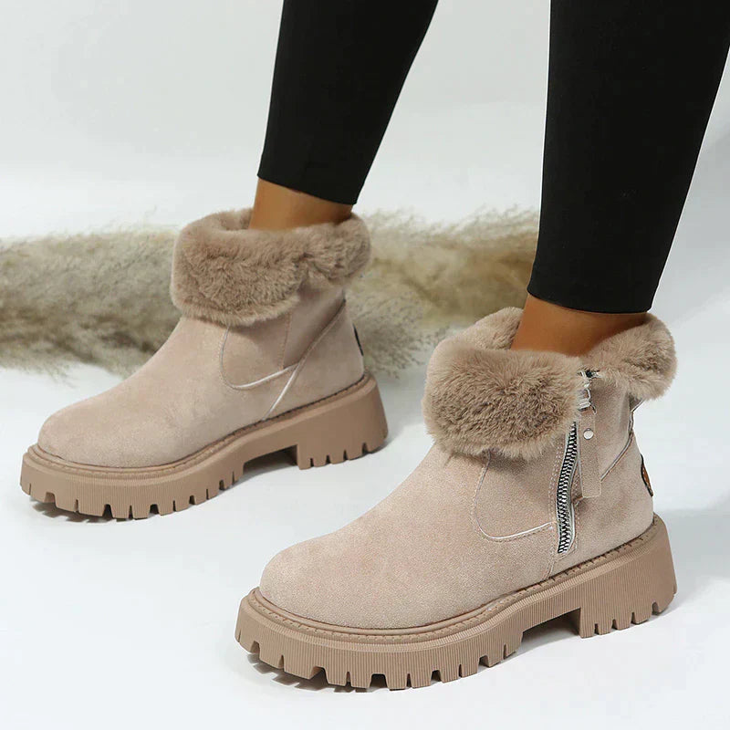 Bottes de neige femme – Chaussures d'hiver imperméables et chaudes