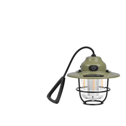Lampe de camping portable – Éclairage vintage élégant et durable pour plein air