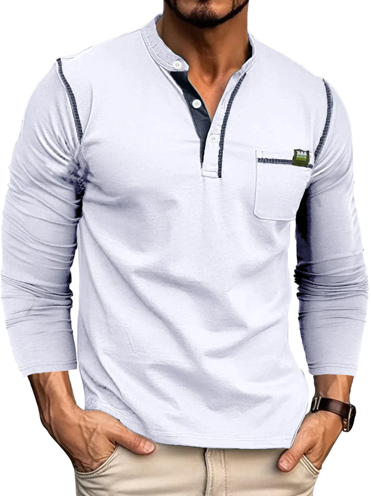 Chemise de loisirs homme – Chemise élégante en coton, coupe décontractée