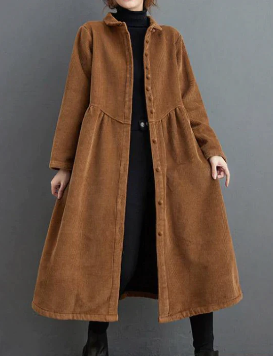 Manteau long femme – Manteau chaud automne hiver élégant et confortable