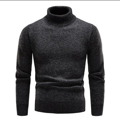 Pull col roulé moderne femme – Pull élégant en tricot doux et ajusté