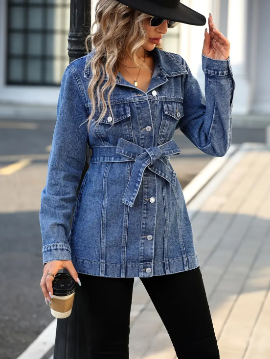 Veste en jean femme – Veste stylée en coton tendance