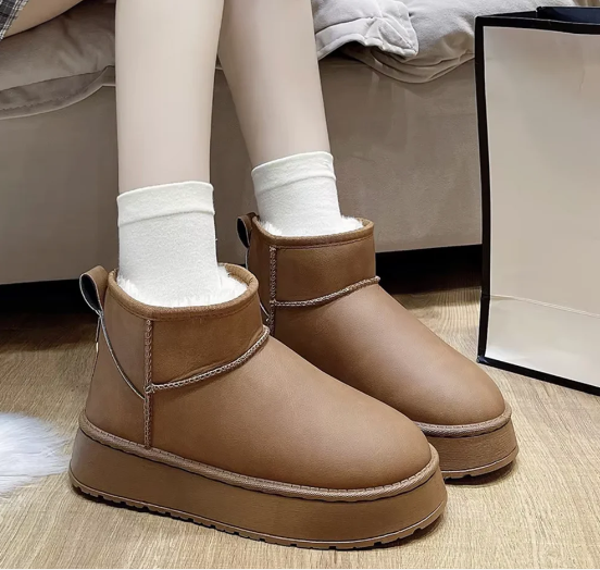 Bottes de neige stylées – Bottes chaudes et imperméables pour femme