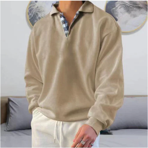 Sweatshirt homme – Pull confortable en coton doux et décontracté