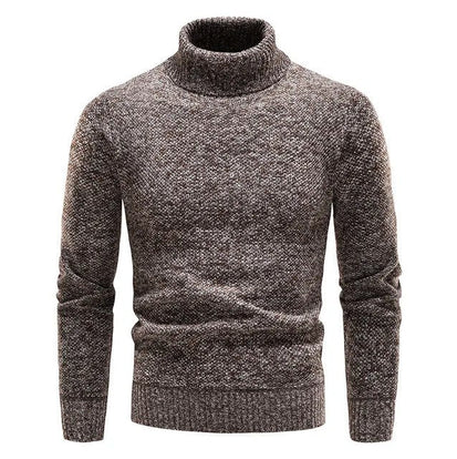 Pull col roulé moderne femme – Pull élégant en tricot doux et ajusté