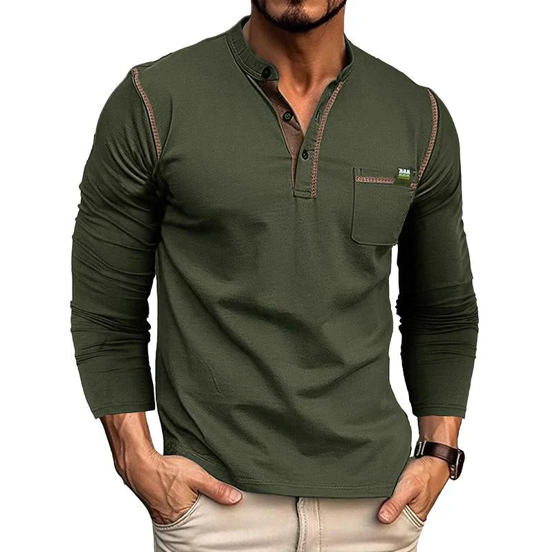 Chemise de loisirs homme – Chemise élégante en coton, coupe décontractée