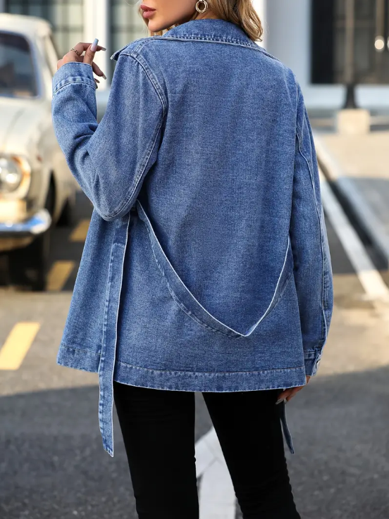 Veste en jean femme – Veste stylée en coton tendance