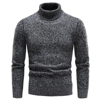 Pull col roulé moderne femme – Pull élégant en tricot doux et ajusté