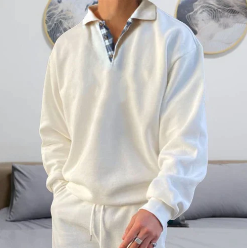 Sweatshirt homme – Pull confortable en coton doux et décontracté