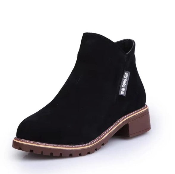 Bottines compensées femme – Chaussures tendance à semelle épaisse et confortables