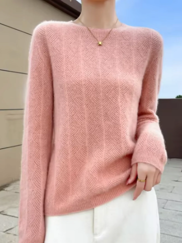 Pull en laine de cachemire – Pull à la mode élégant et confortable pour femme