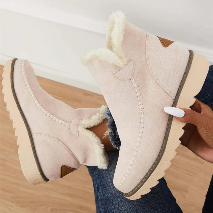 Bottines antidérapantes femme – Chaussures confortables et élégantes pour l'hiver