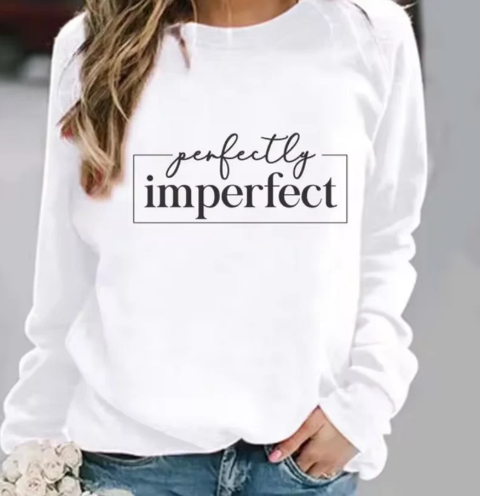 Pull en coton graphique – Sweat-shirt tendance avec impressions modernes