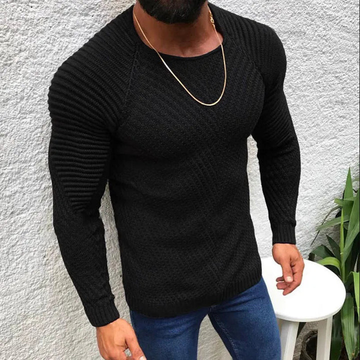 Pull homme élégant – Pull en laine doux et confortable pour hiver