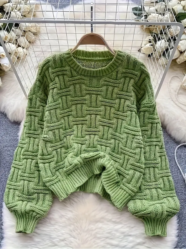 Pull en tricot stylé femme – Pull chic et confortable en maille douce