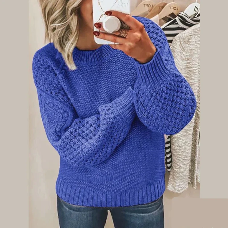 Pull femme confortable – Pull polyvalent en maille douce et tendance