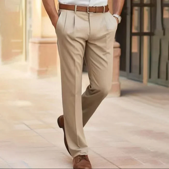 Pantalon chino homme – Pantalon élégant pour affaires et quotidien