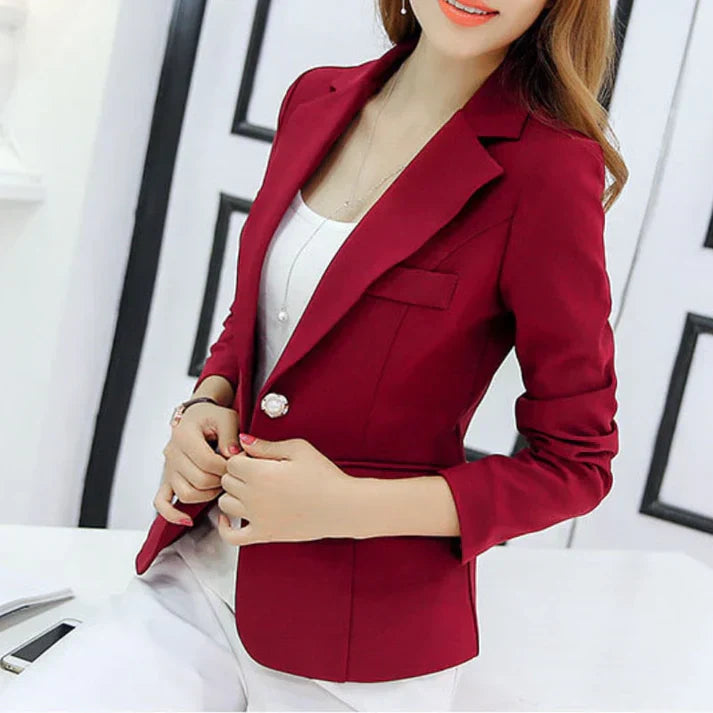 Blazer décontracté femme – Veste chic en tissu léger pour toutes occasions