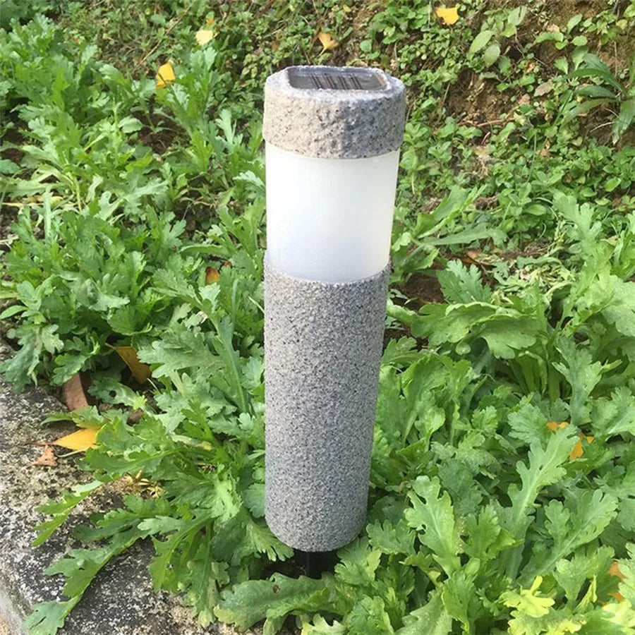 Lampe extérieure jardin – Éclairage élégant en pierre durable pour terrasses