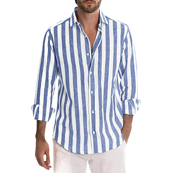 Chemise en lin homme – Chemise légère élégante et confortable